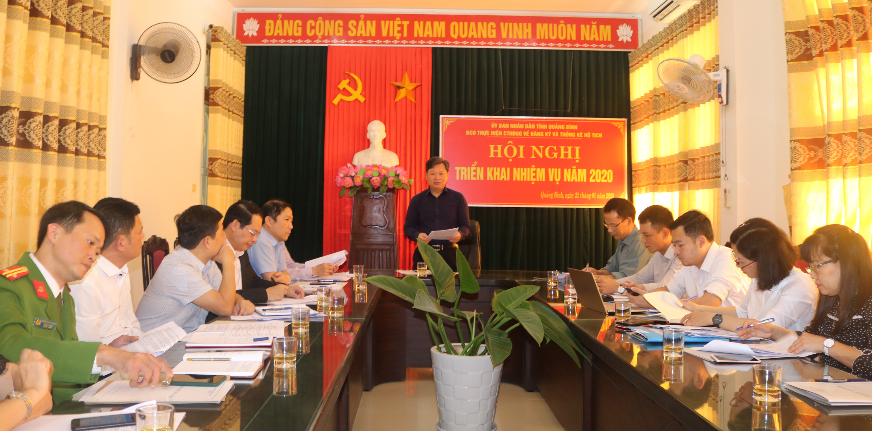 Đồng chí Nguyễn Tiến Hoàng &ndash; TUV, Phó Chủ tịch UBND tỉnh, Trưởng Ban Chỉ đạo phát biểu kết luận Hội nghị